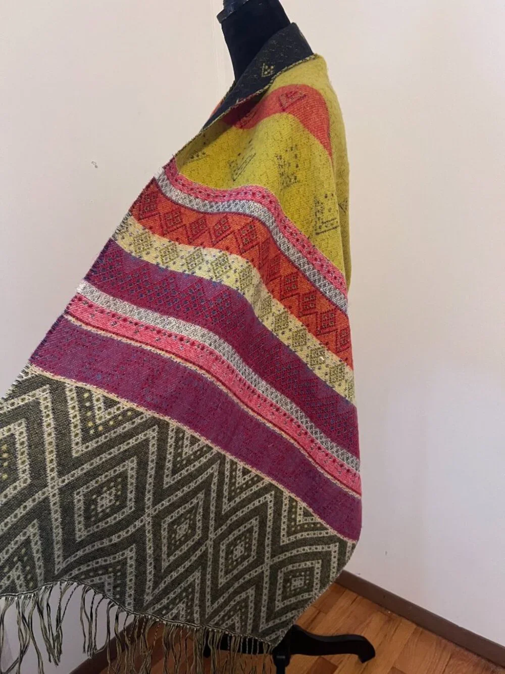 N/A multicolored poncho